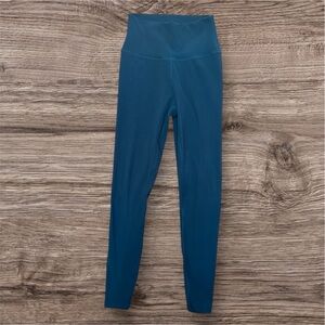 Sunzel teal yoga high waisted Leggings